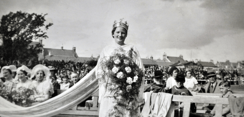 An unconfirmed photograph believed to be connected with the 1934 Lace Queen