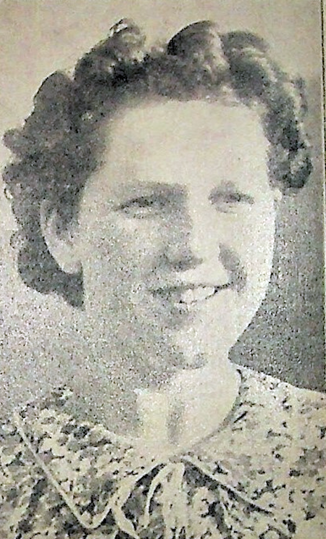 Close portrait of Eva Morton in her Lace Queen crown